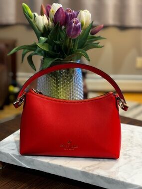 kate spade Sadie Crossbody Saffiano Leather Tomato Slice